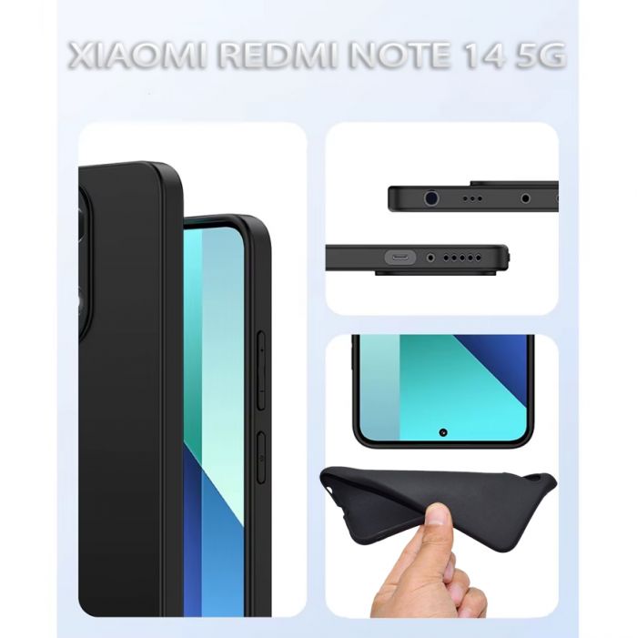 Чохол-накладка BeCover для Xiaomi Redmi Note 14 5G Black (712757)