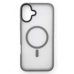 Чохол-накладка BeCover Metal Buttons Case MagSafe для Apple iPhone 16 Gray (712092)
