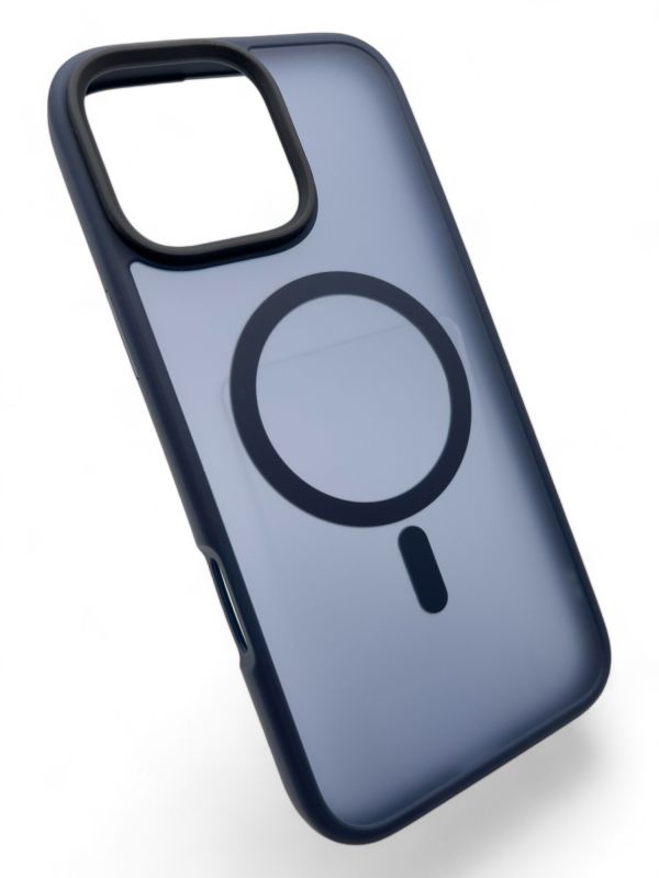 Чохол-накладка BeCover Metal Buttons Case MagSafe для Apple iPhone 16 Pro Blue (712097)