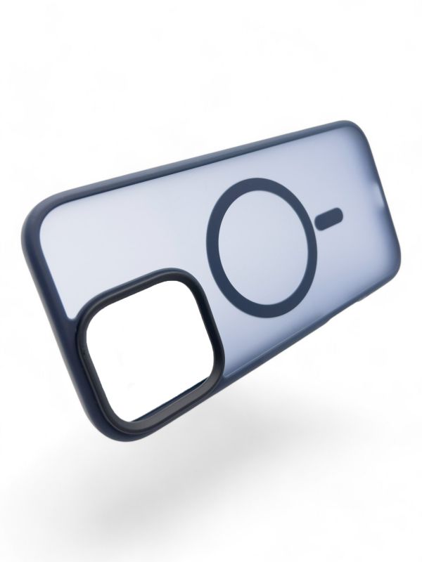 Чохол-накладка BeCover Metal Buttons Case MagSafe для Apple iPhone 16 Pro Blue (712097)