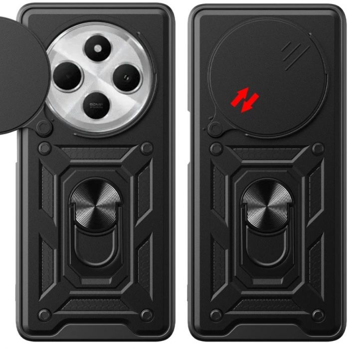 Чохол-накладка BeCover Military для Xiaomi Redmi 14C 4G/Poco C75 Black (712489)