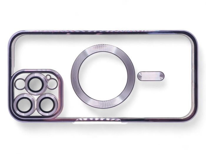 Чохол-накладка BeCover TPU Chrome Case MagSafe для Apple iPhone 16 Pro Purple (712084)