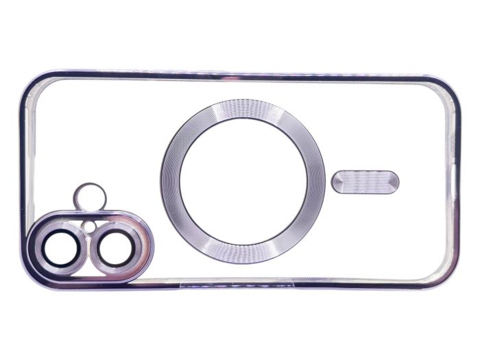 Чохол-накладка BeCover TPU Chrome Case MagSafe для Apple iPhone 16 Purple (712074)