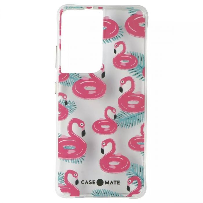 Чохол-накладка Case-Mate Tough Prints для Samsung Galaxy S21 Ultra SM-G998 Float On Flamingos (CM047278)