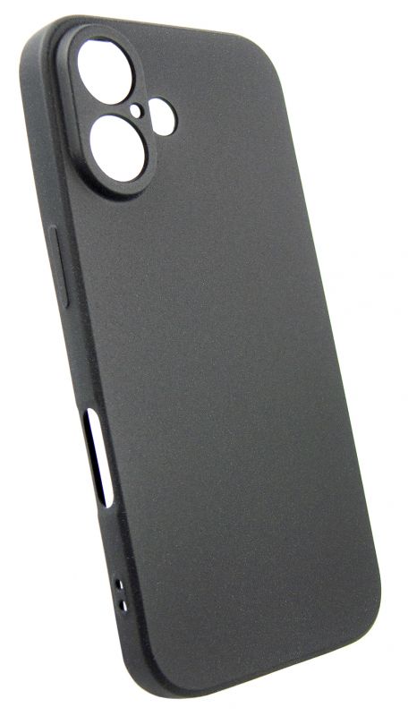 Чохол-накладка Dengos Carbon для Apple iPhone 16 Black (DG-TPU-CRBN-208)