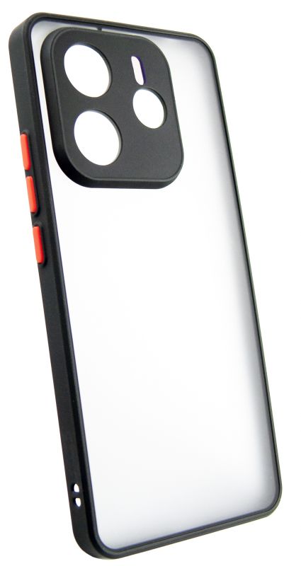 Чохол-накладка Dengos Matt для Xiaomi Redmi Note 14 5G Black (DG-TPU-MATT-155)