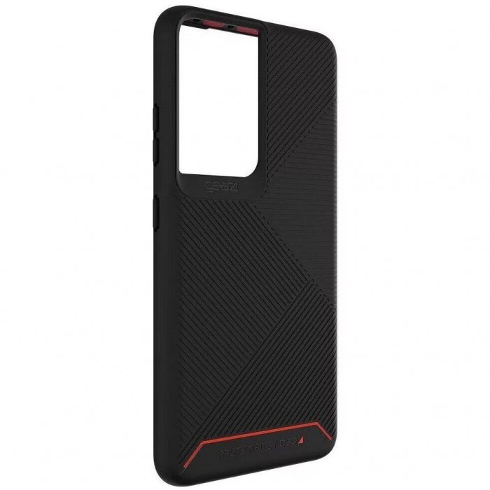 Чохол-накладка Zagg Gear4 Battersea Denali D30 для Samsung Galaxy S21 Ultra SM-G998 Black/Red (702007301 / 702007461)