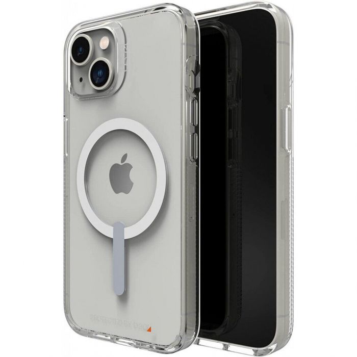 Чохол-накладка Zagg Gear4 Crystal Palace Snap with Magsafe для Apple iPhone 14 Clear (702010021 / 702010024)