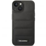 Чохол-накладка Karl Lagerfeld Quilted Puffy Metal Logo для Apple iPhone 15 Black (KLHCP15SPSQAK)