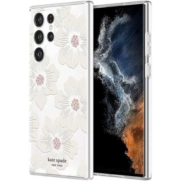 Чохол-накладка Kate Spade NY Defensive для Samsung Galaxy S22 Ultra SM-S908 Hollyhock Floral (KSSA-080-HHCCS)