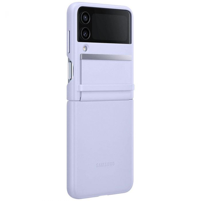 Чохол-накладка Samsung Flap Leather Cover для Samsung Galaxy Flip 4 SM-F721 Serenity Purple (EF-VF721LLEGUA)