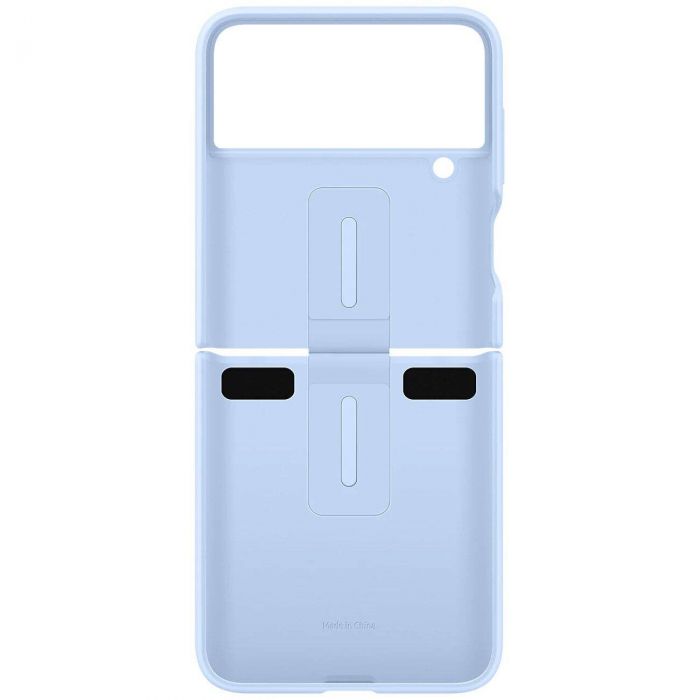 Чохол-накладка Samsung Silicone Cover with Ring для Samsung Galaxy Flip 4 SM-F721 Arctic Blue (EF-PF721TLEGUA)