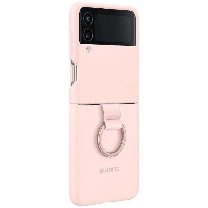 Чохол-накладка Samsung Silicone Cover with Ring для Samsung Galaxy Flip 4 SM-F721 Pink (EF-PF721TPEGUA)