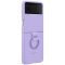 Чохол-накладка Samsung Silicone Cover with Ring для Samsung Galaxy Flip 4 SM-F721 Lavender (EF-PF721TVEGUA)