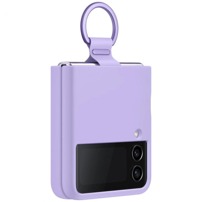 Чохол-накладка Samsung Silicone Cover with Ring для Samsung Galaxy Flip 4 SM-F721 Lavender (EF-PF721TVEGUA)