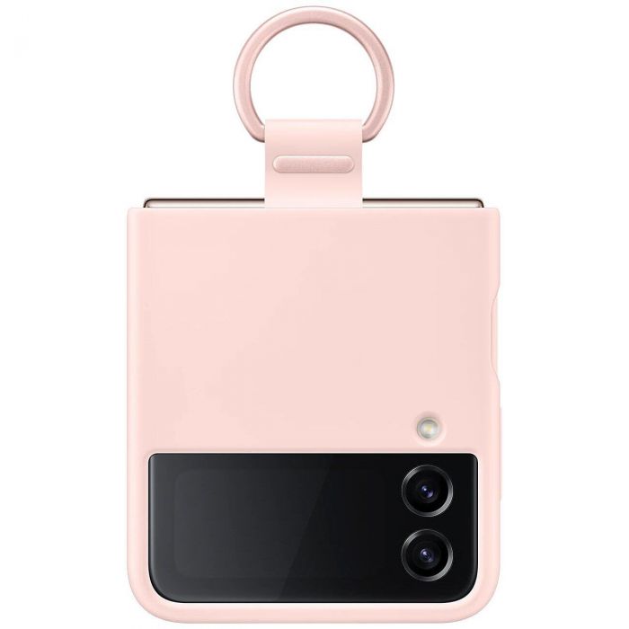 Чохол-накладка Samsung Silicone Cover with Ring для Samsung Galaxy Flip 4 SM-F721 Pink (EF-PF721TPEGUA)
