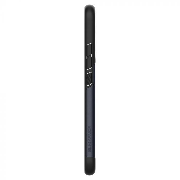 Чохол-накладка Spigen Slim Armor для Samsung Galaxy S22 Plus SM-S906 Metal Slate (ACS03978)