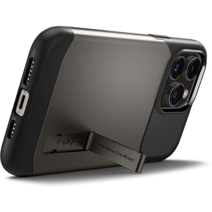 Чохол-накладка Spigen Slim Armor with MagFit для Apple iPhone 14 Pro Max Gunmetal (ACS04646)