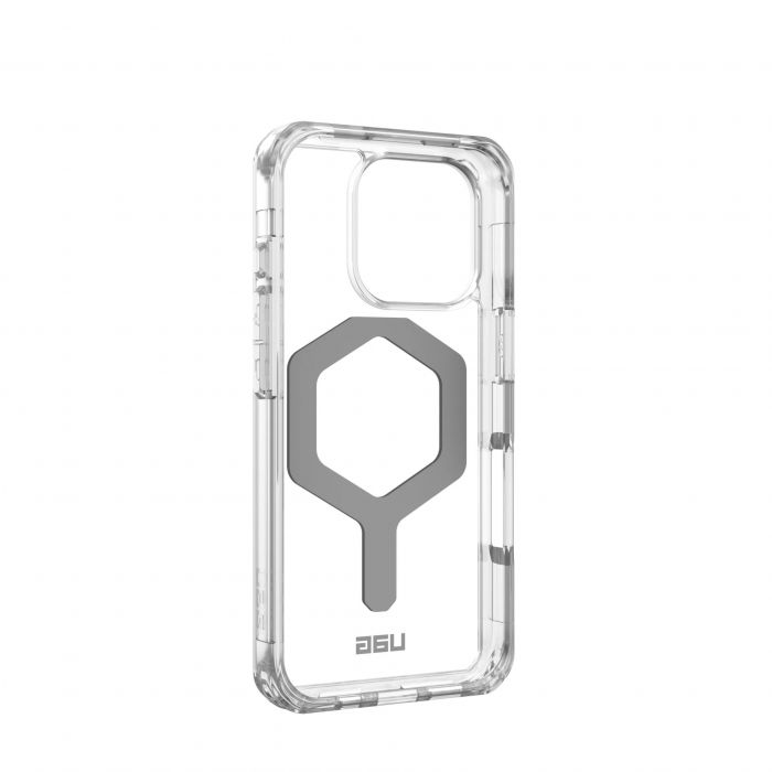 Чохол-накладка Urban Armor Gear Magsafe для Apple iPhone 16 Pro Plyo Ice/Silver (114480114333)