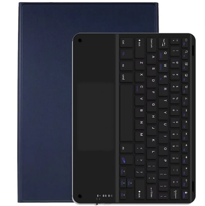 Чохол з бездротовою клавіатурою (TouchPad) BeCover для Apple iPad Air 10.9 (2020/2022) Deep Blue (712370)
