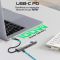 USB-хаб Promate ComandHub-Lite USB Type-C Grey 