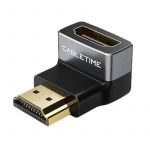 Перехідник Cabletime HDMI - HDMI (F/M), 0.1 м (CP41G)