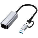 Мережевий адаптер ColorWay USB-A/USB-С 3.0 - RJ45 (CW-AD-CRG)