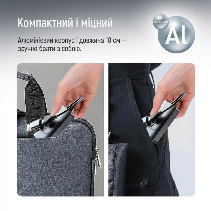 Мережевий адаптер ColorWay USB-A/USB-С 3.0 - RJ45 (CW-AD-CRG)