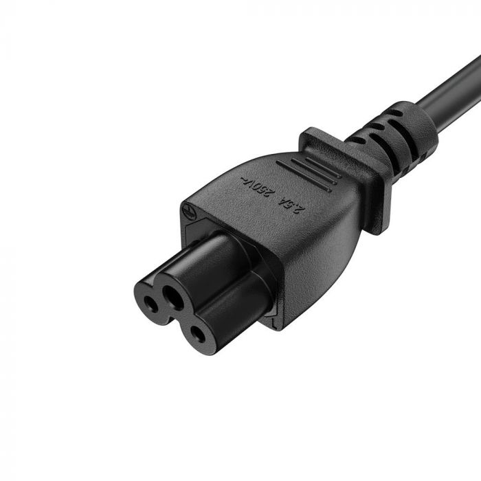 Кабель живлення ColorWay CEE7/7-C5, 1.8 м, Black (CW-CBP083-BK)