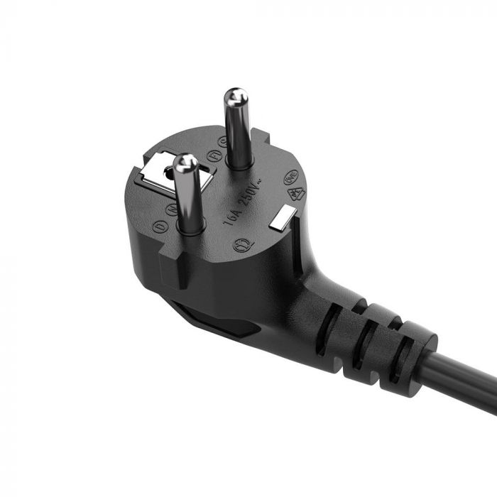 Кабель живлення ColorWay CEE7/7-C5, 1 м, Black (CW-CBP084-BK)