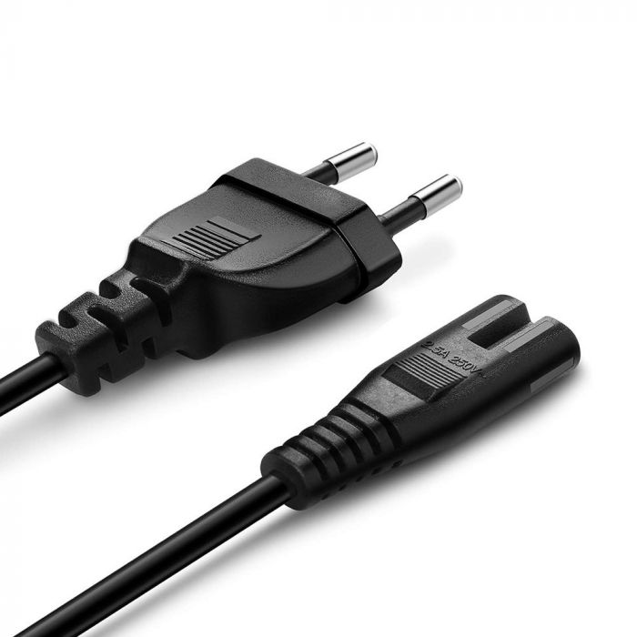 Кабель живлення ColorWay CEE7/16-C7, 3 м, Black (CW-CBP086-BK)