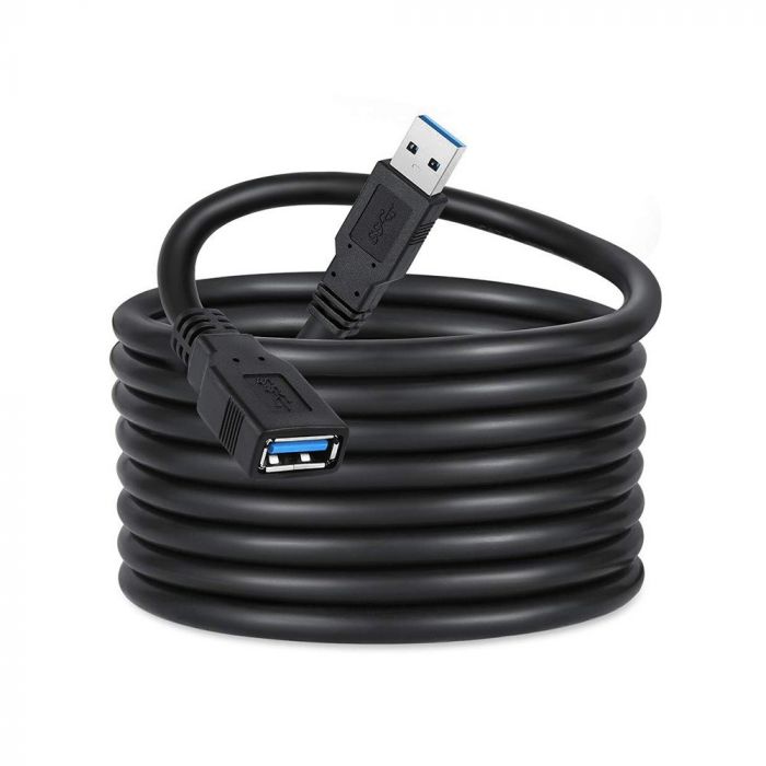 Кабель ColorWay USB - USB V 3.0 (M/F), 1.8 м, Black (CW-CBUF075-BK)