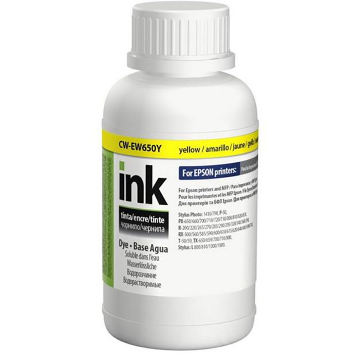 Чорнило ColorWay Epson TX650 200мл Yellow ColorWay-EW650Y02