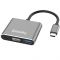 USB-хаб СolorWay USB Type-C 3-в-1 (CW-HUB08)