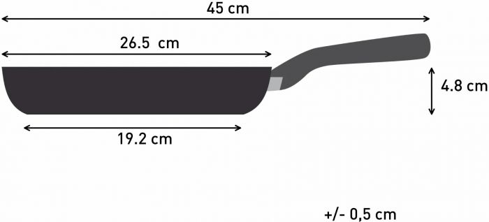 Сковорода Tefal Hard Stone 26 см (D4560553)