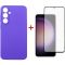 Чохол-накладка Dengos для Samsung Galaxy S23 FE SM-S711 Purple (DG-KM-12) + захисне скло