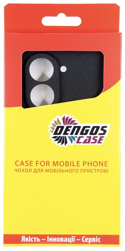 Чохол-накладка Dengos для Xiaomi Redmi A5 Black Full Glue (DG-KM-152) + захисне скло
