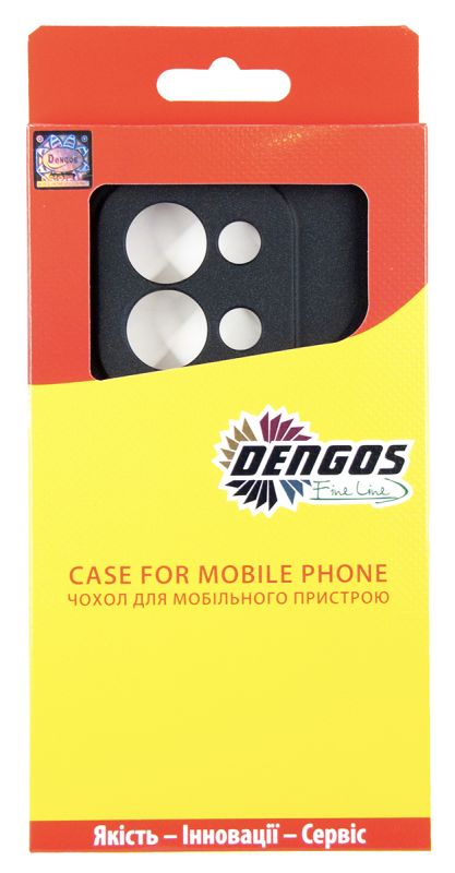 Чохол-накладка Dengos Carbon для Xiaomi Redmi 15C Black (DG-KM-165) + захисне скло