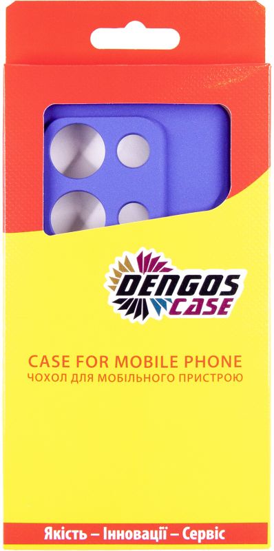 Чохол-накладка Dengos Carbon для Xiaomi Redmi Note 14S Violet (DG-TPU-CRBN-228)