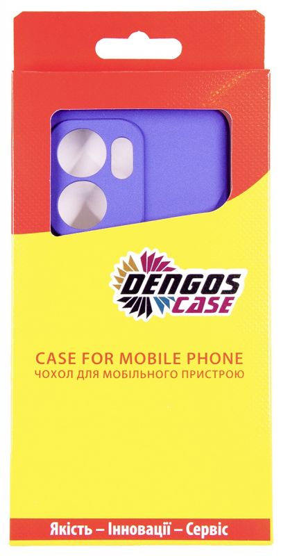 Чохол-накладка Dengos Carbon для Oppo Reno 13F Violet (DG-TPU-CRBN-232)