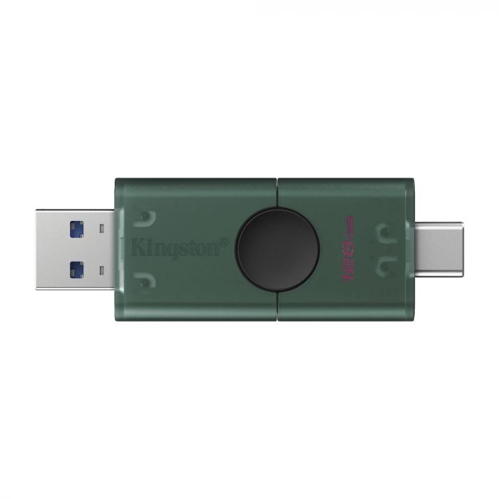 Флеш-накопичувач USB3.2 128GB Type-C Kingston DataTraveler Duo Green (DTDEG2/128GB)