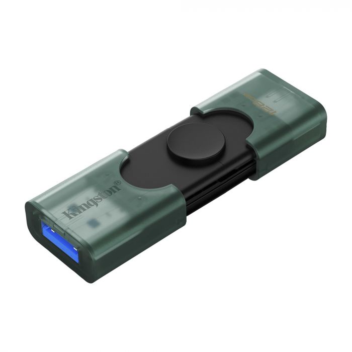 Флеш-накопичувач USB3.2 128GB Type-C Kingston DataTraveler Duo Green (DTDEG2/128GB)