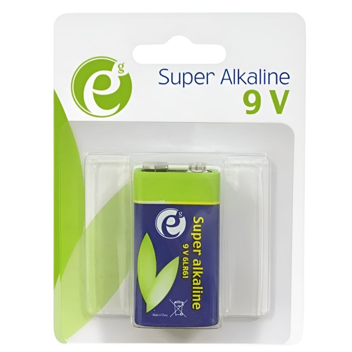 Батарейка EnerGenie Super Alkaline 6LR61 BL 1 шт