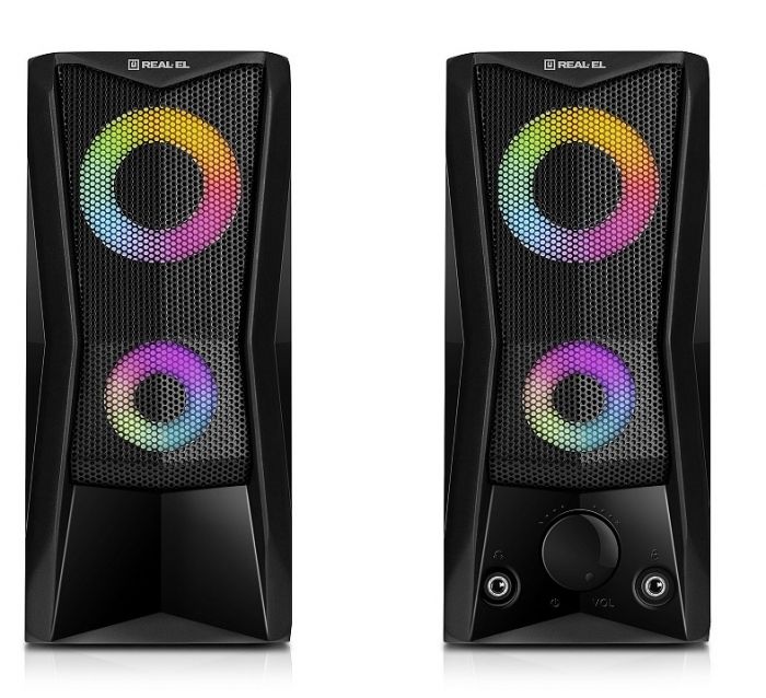 Акустична система REAL-EL S-107 Black 