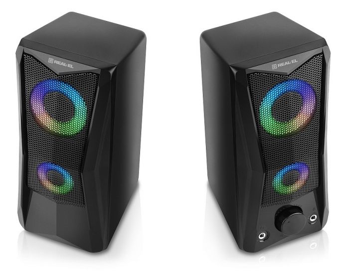 Акустична система REAL-EL S-107 Black 