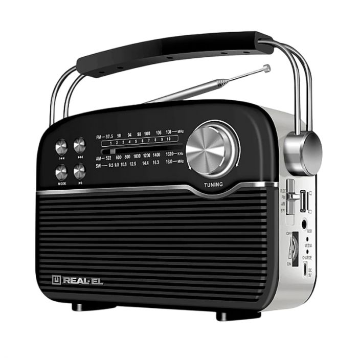 Радіоприймач REAL-EL X-545 Black