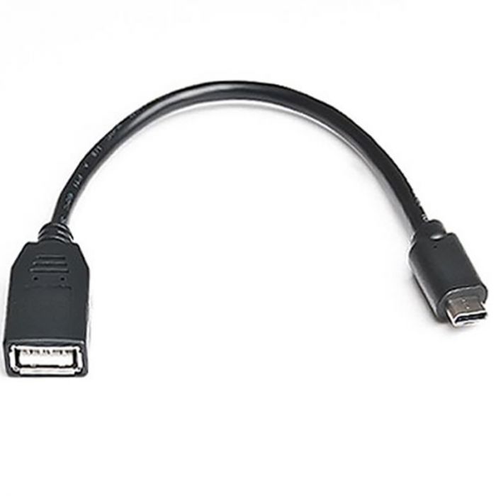 Кабель REAL-EL USB Type-C - USB V 2.0 (M/F), 0.1 м, чорний (EL123500017)