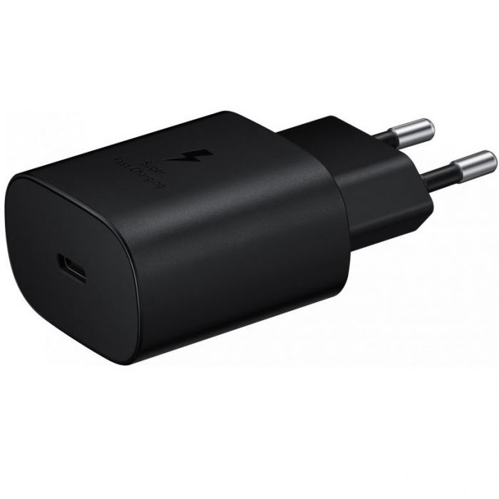 Мережевий зарядний пристрій Samsung EP-TA800 25W Type-C Black (EP-TA800NBE) OEM