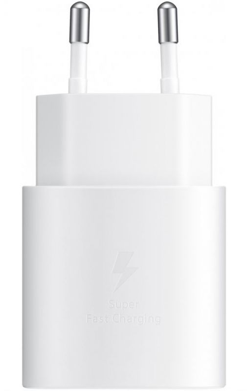 Мережевий зарядний пристрій Samsung EP-TA800 25W Type-C White (EP-TA800NWE) OEM