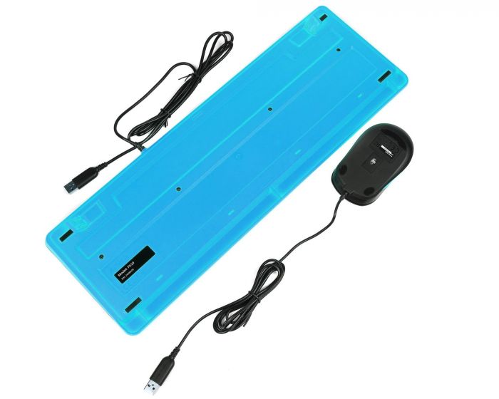 Комплект (клавіатура, миша) A4Tech F1010 Black/Blue